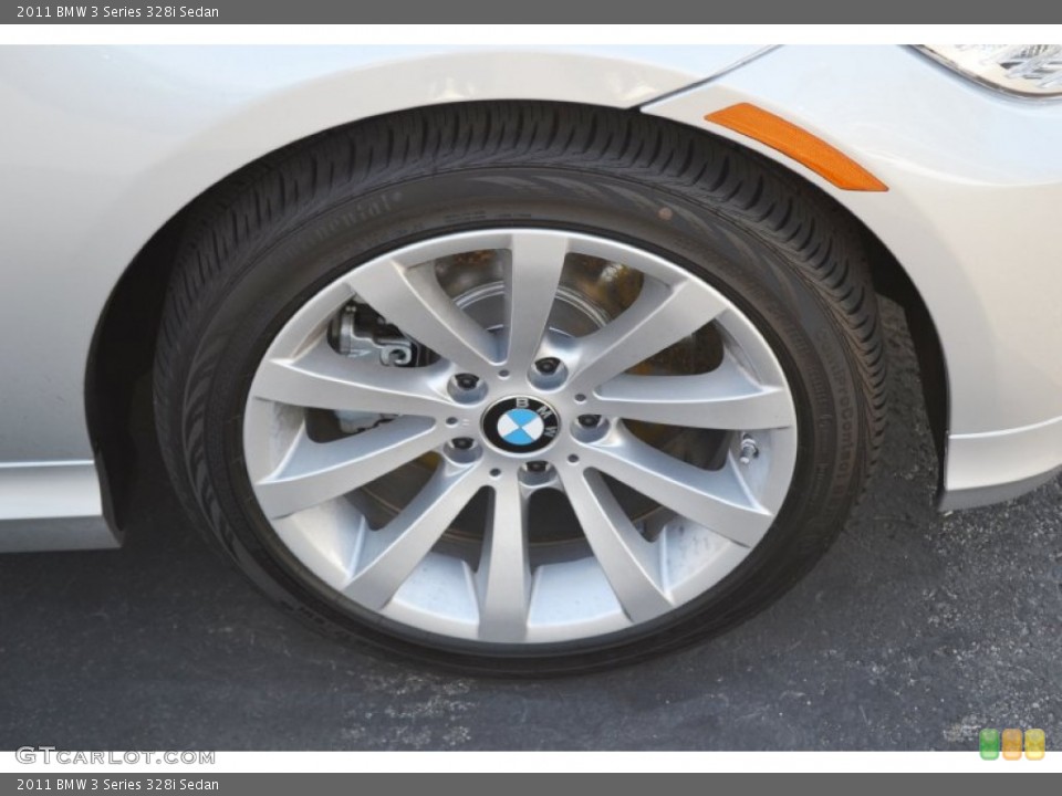 2011 BMW 3 Series 328i Sedan Wheel and Tire Photo #59764541