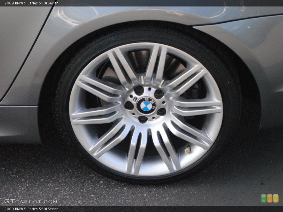 2009 BMW 5 Series 550i Sedan Wheel and Tire Photo #59766353