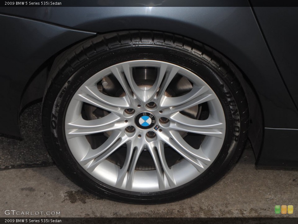 2009 BMW 5 Series 535i Sedan Wheel and Tire Photo #59766539