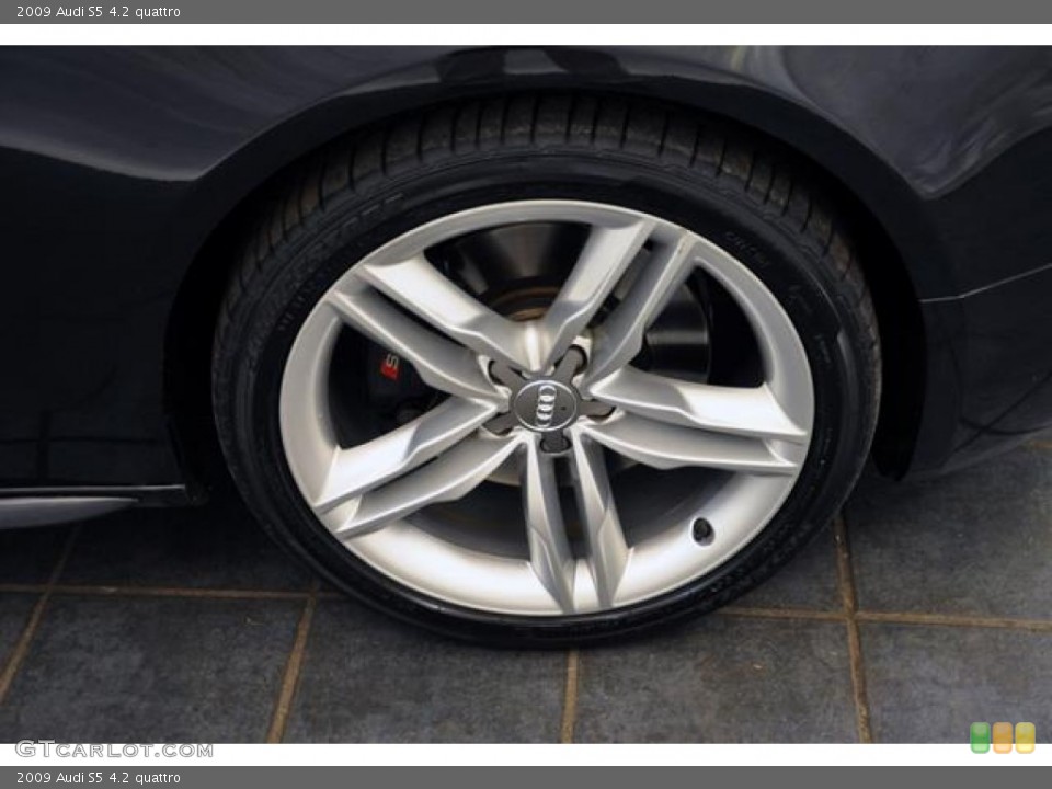 2009 Audi S5 4.2 quattro Wheel and Tire Photo #59770063