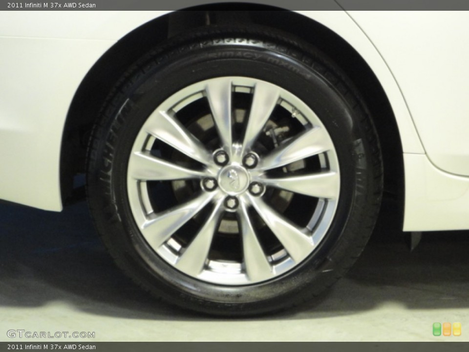 2011 Infiniti M 37x AWD Sedan Wheel and Tire Photo #59774452