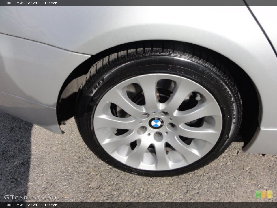 2008 BMW 3 Series 335i Sedan Wheel and Tire Photo #59775596