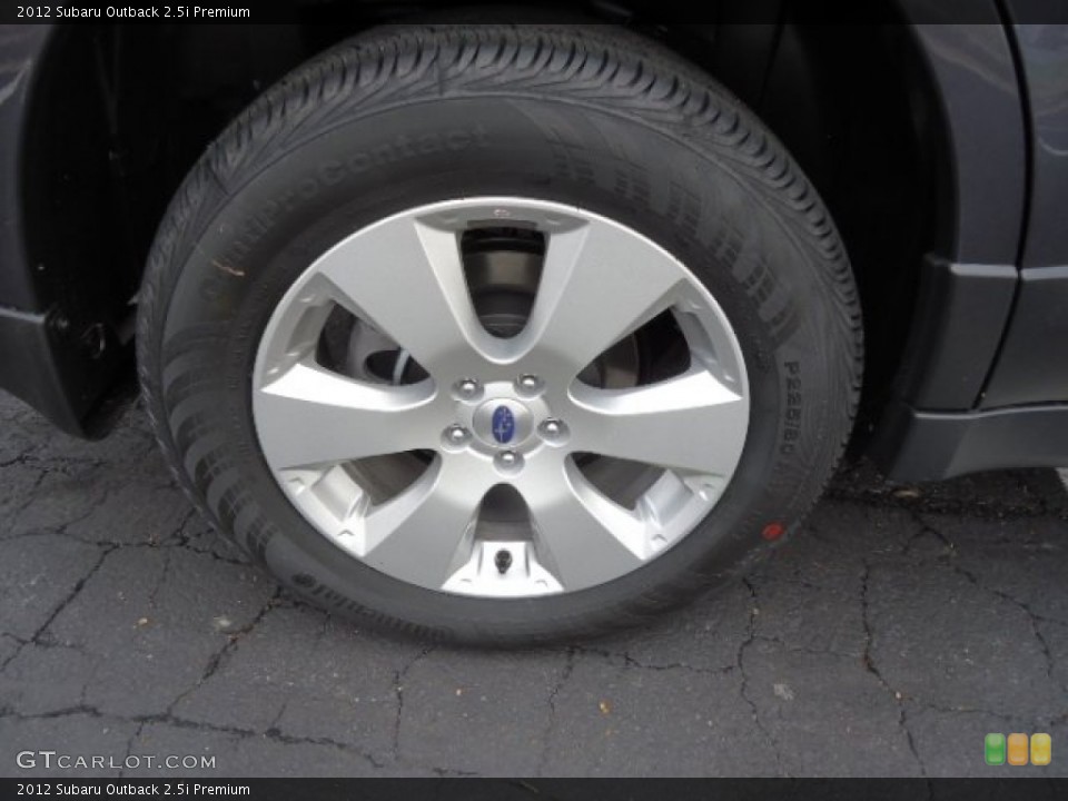 2012 Subaru Outback 2.5i Premium Wheel and Tire Photo #59777525