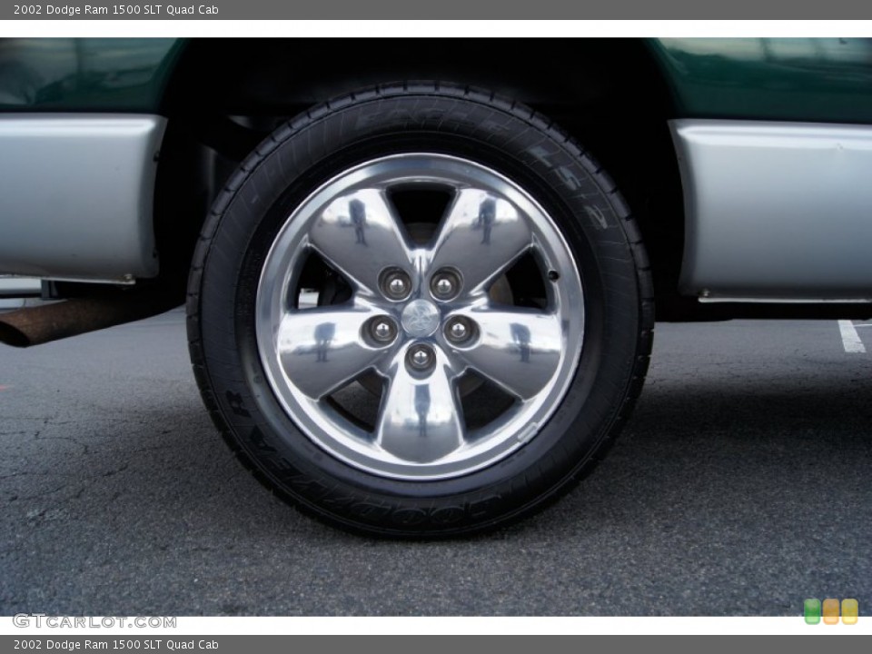 2002 Dodge Ram 1500 SLT Quad Cab Wheel and Tire Photo #59782065