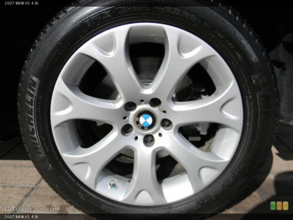 2007 BMW X5 4.8i Wheel and Tire Photo #59784479