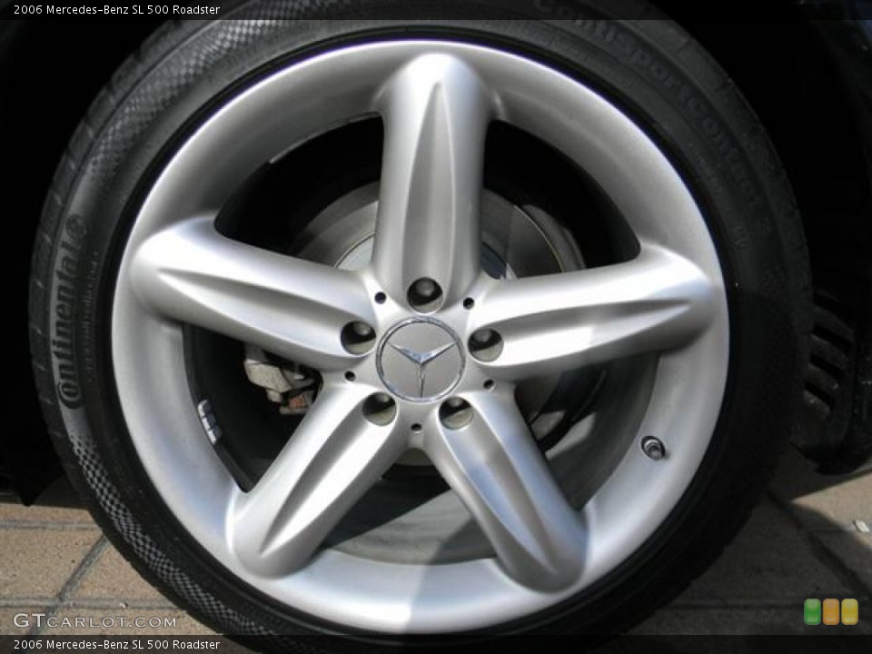 2006 Mercedes-Benz SL 500 Roadster Wheel and Tire Photo #59784731
