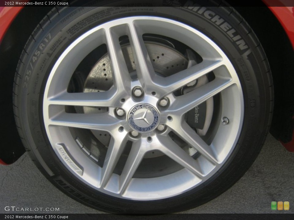 2012 Mercedes-Benz C 350 Coupe Wheel and Tire Photo #59785025