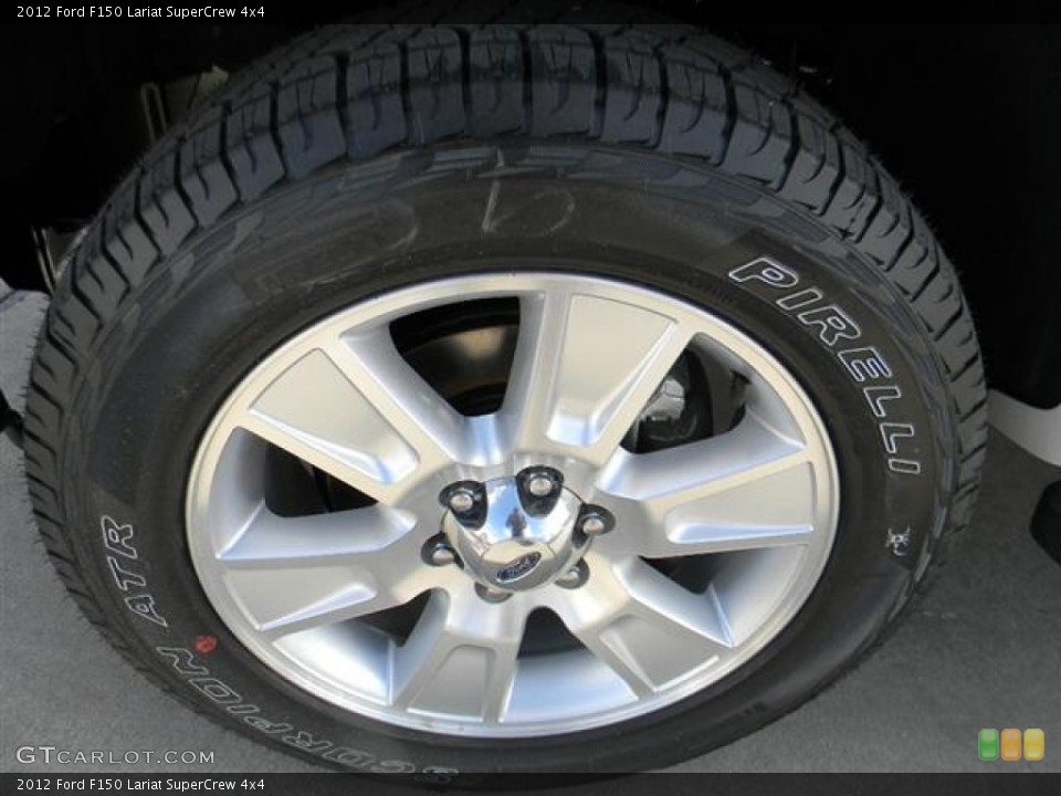 2012 Ford F150 Lariat SuperCrew 4x4 Wheel and Tire Photo #59788467