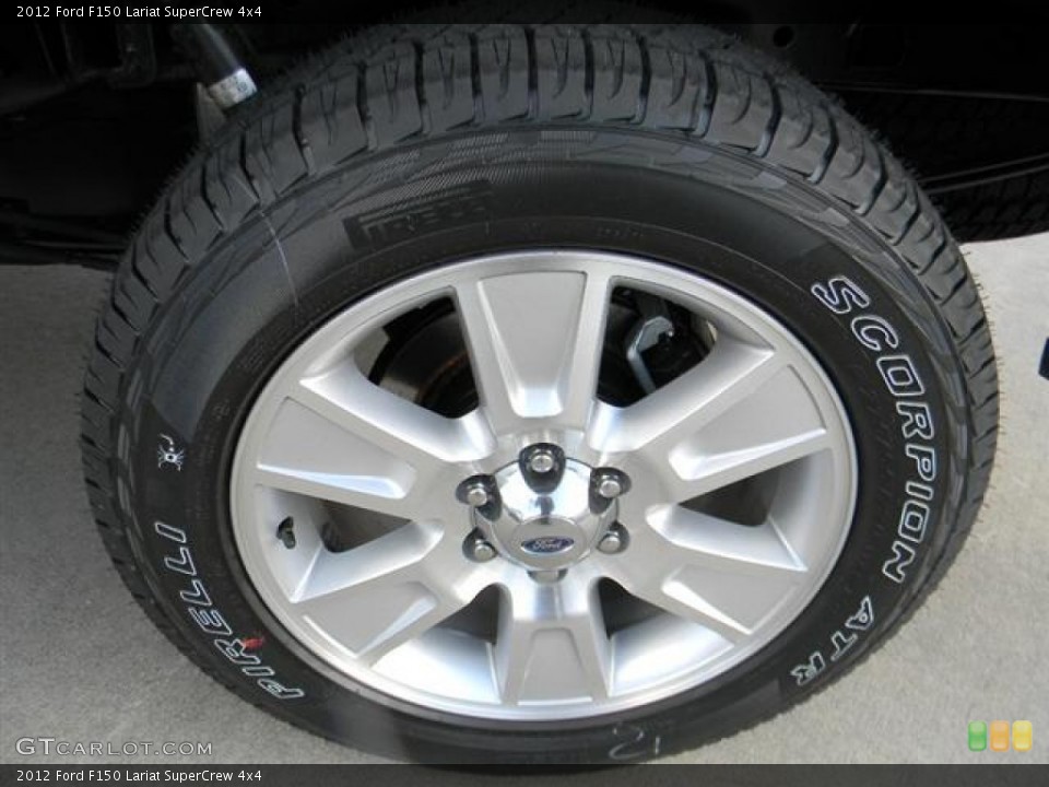2012 Ford F150 Lariat SuperCrew 4x4 Wheel and Tire Photo #59788613