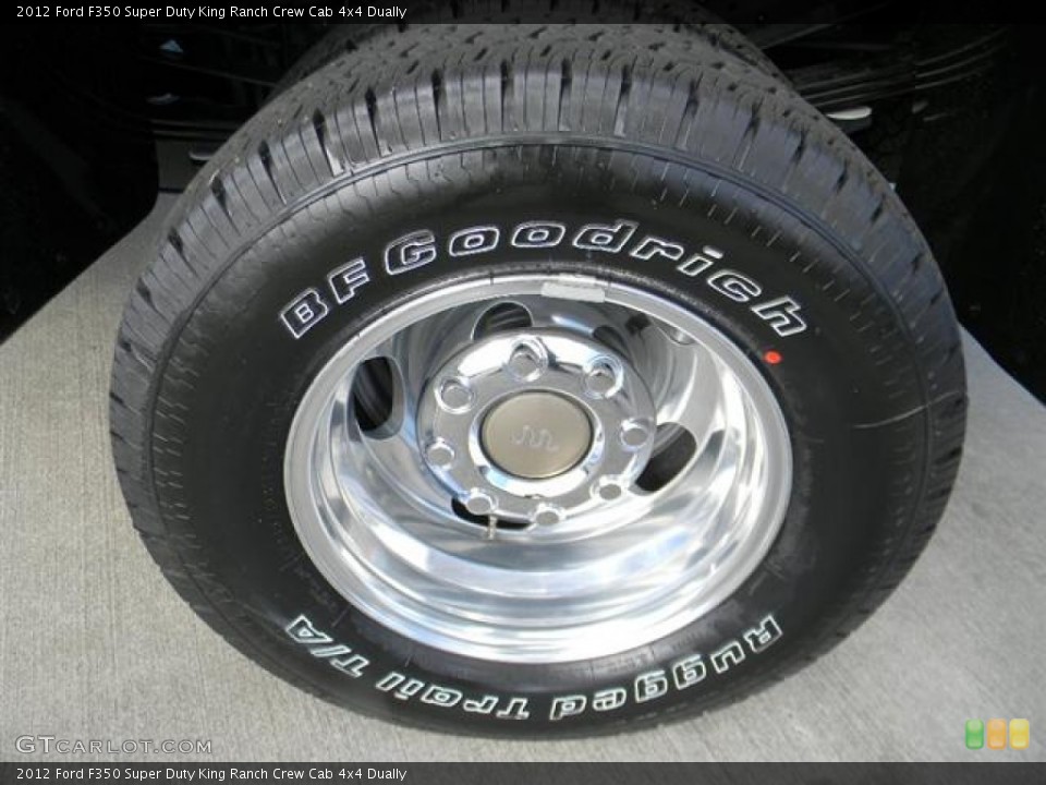 2012 Ford F350 Super Duty King Ranch Crew Cab 4x4 Dually Wheel and Tire Photo #59788884