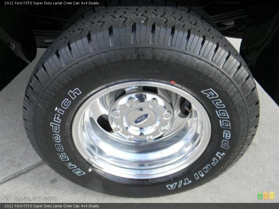 2012 Ford F350 Super Duty Lariat Crew Cab 4x4 Dually Wheel and Tire Photo #59788994