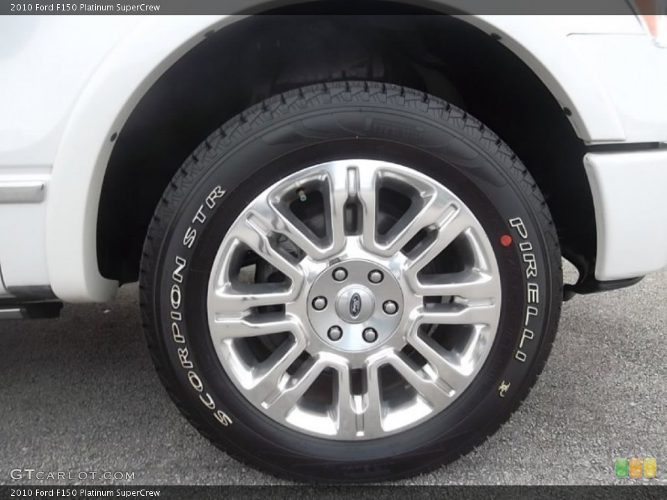 2010 Ford F150 Platinum SuperCrew Wheel and Tire Photo #59793815