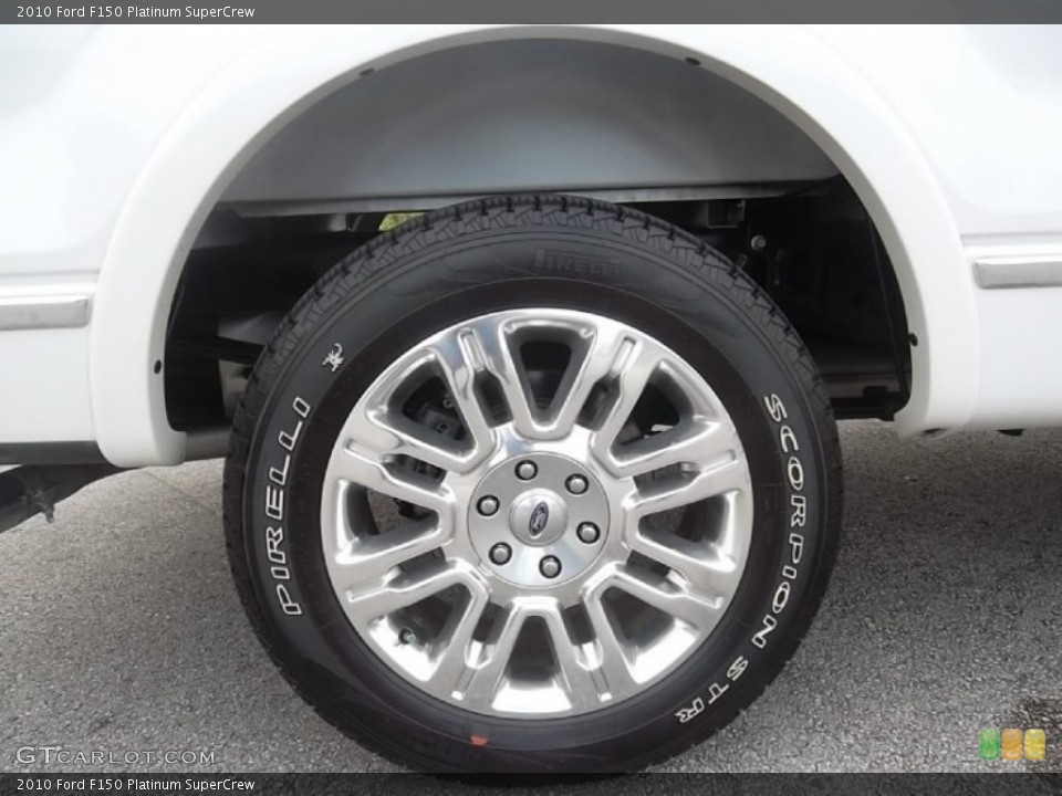 2010 Ford F150 Platinum SuperCrew Wheel and Tire Photo #59793821