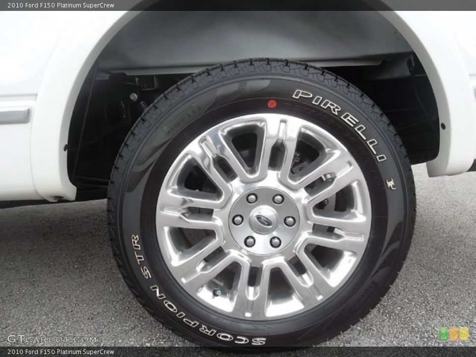 2010 Ford F150 Platinum SuperCrew Wheel and Tire Photo #59793860