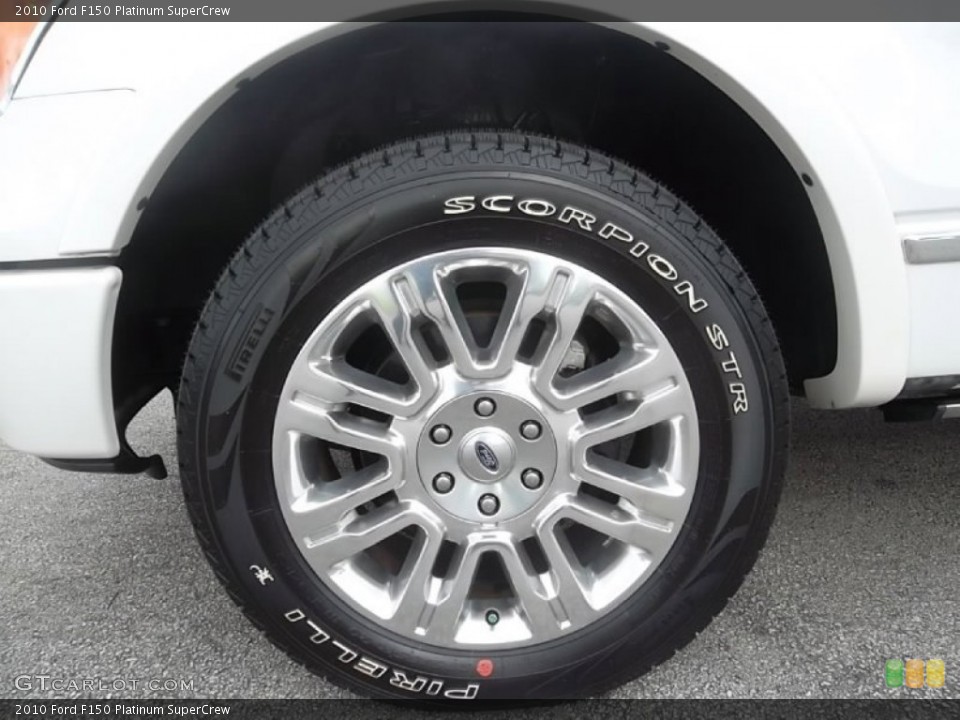 2010 Ford F150 Platinum SuperCrew Wheel and Tire Photo #59793866