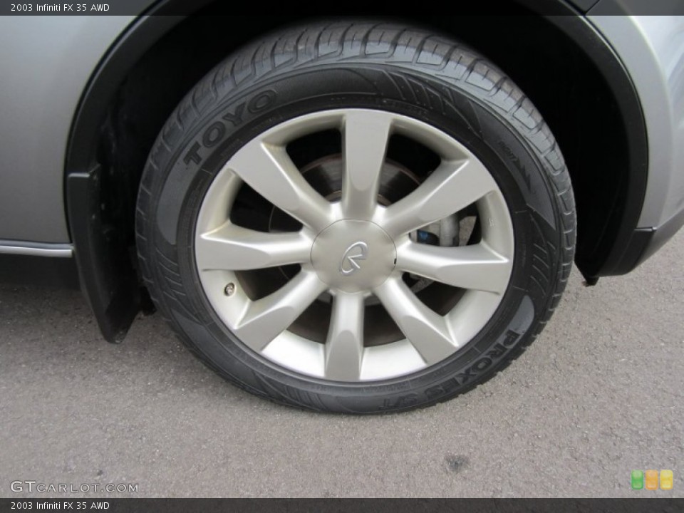 2003 Infiniti FX 35 AWD Wheel and Tire Photo #59801388