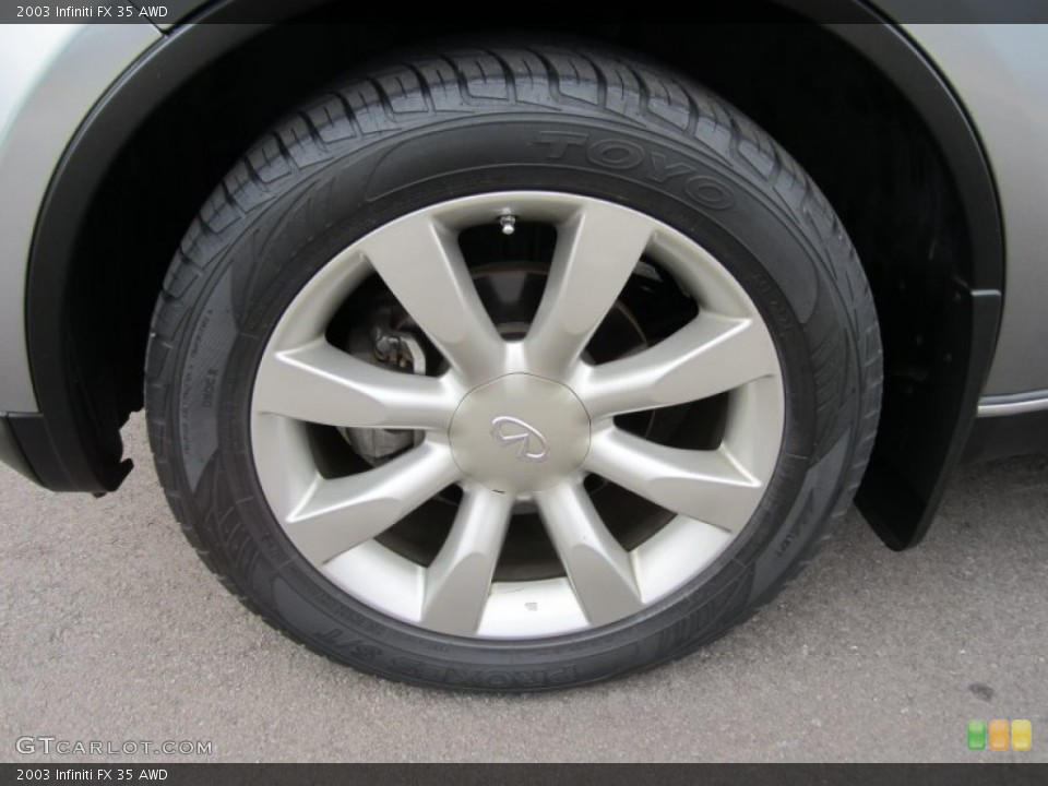 2003 Infiniti FX 35 AWD Wheel and Tire Photo #59801401