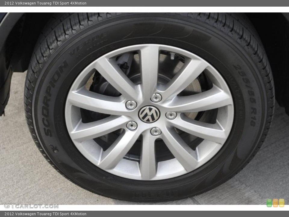 2012 Volkswagen Touareg TDI Sport 4XMotion Wheel and Tire Photo #59804415