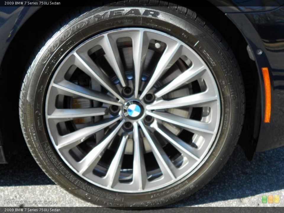 2009 BMW 7 Series 750Li Sedan Wheel and Tire Photo #59808644