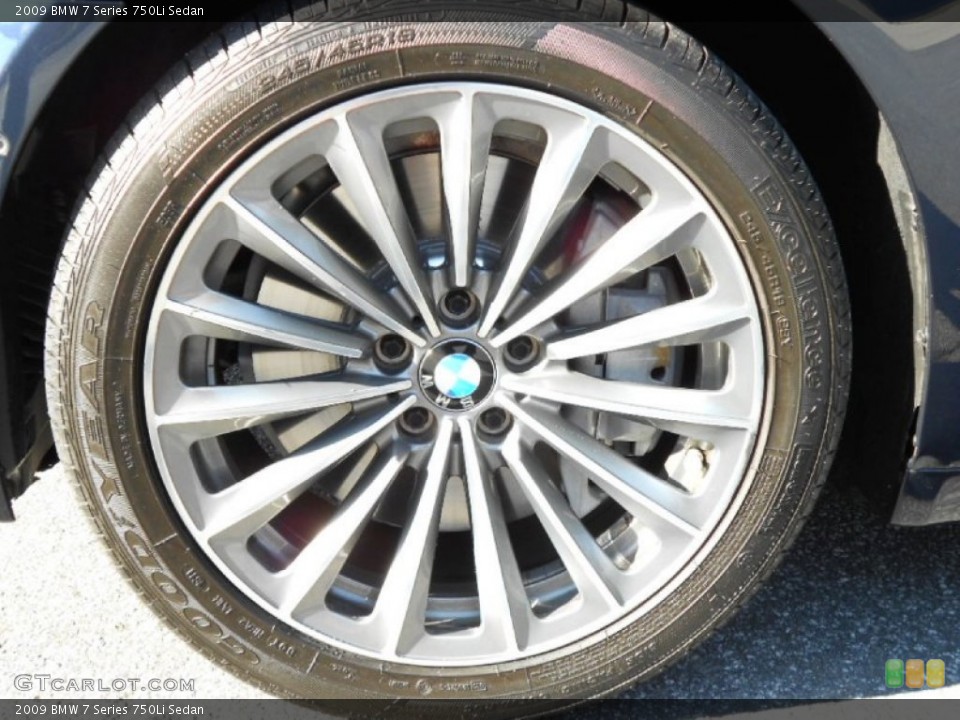 2009 BMW 7 Series 750Li Sedan Wheel and Tire Photo #59808653