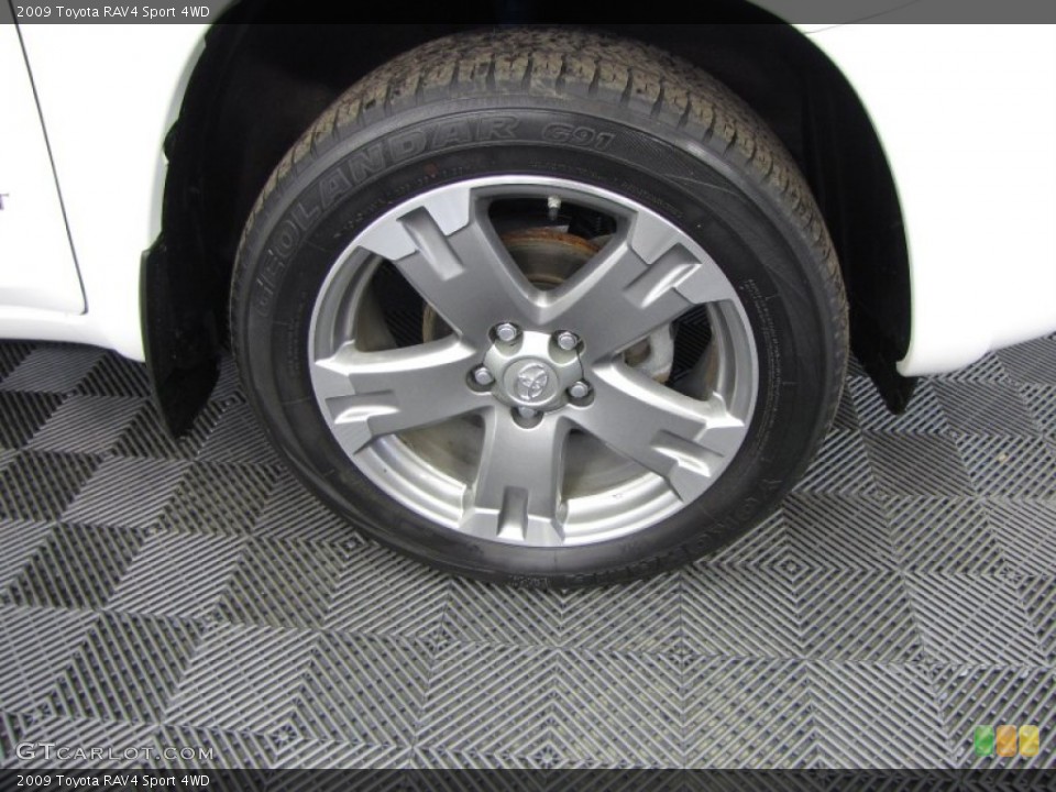 2009 Toyota RAV4 Sport 4WD Wheel and Tire Photo #59812373