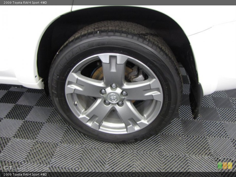 2009 Toyota RAV4 Sport 4WD Wheel and Tire Photo #59812392