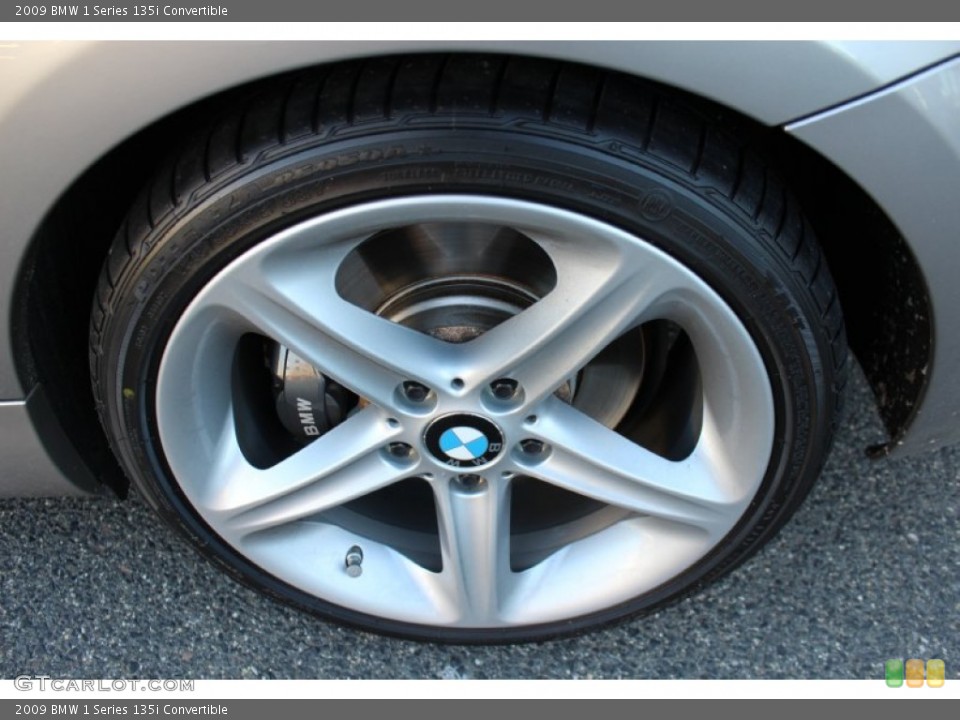 2009 BMW 1 Series 135i Convertible Wheel and Tire Photo #59817672