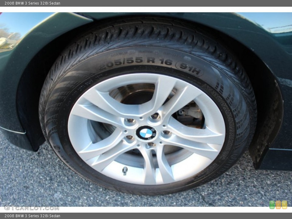 2008 BMW 3 Series 328i Sedan Wheel and Tire Photo #59818214
