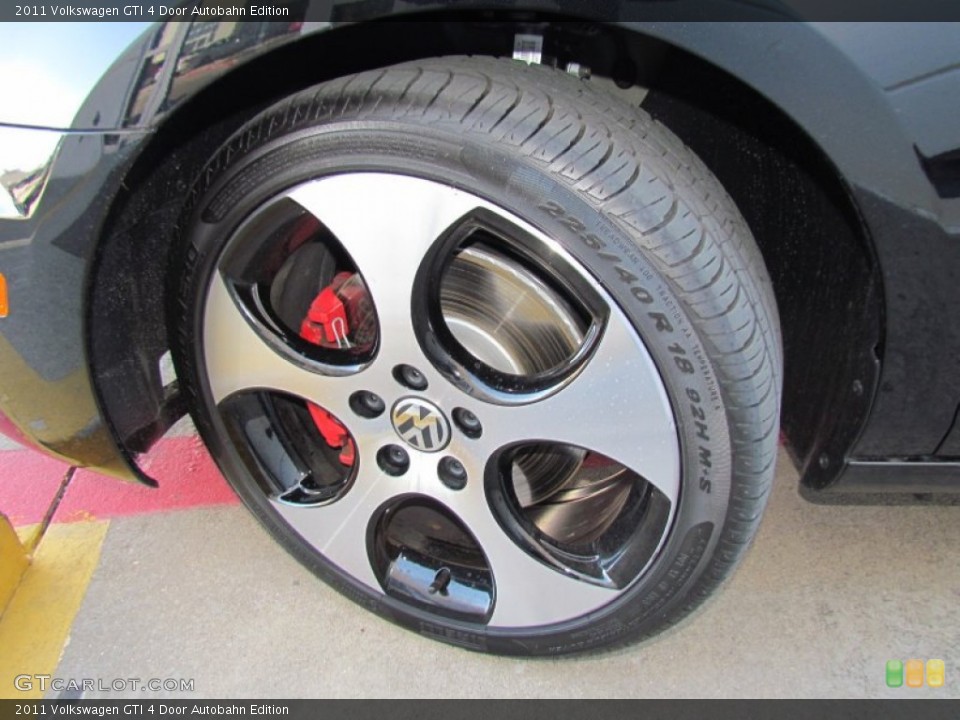 2011 Volkswagen GTI 4 Door Autobahn Edition Wheel and Tire Photo #59818733