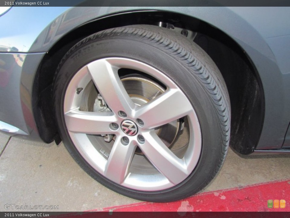 2011 Volkswagen CC Lux Wheel and Tire Photo #59819366