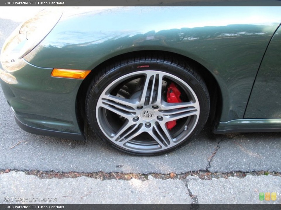 2008 Porsche 911 Turbo Cabriolet Wheel and Tire Photo #59819534