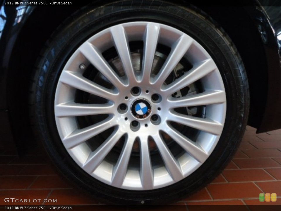 2012 BMW 7 Series 750Li xDrive Sedan Wheel and Tire Photo #59820079