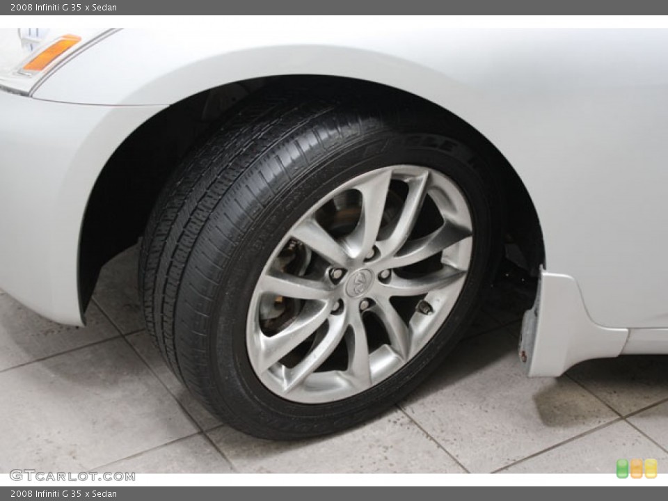 2008 Infiniti G 35 x Sedan Wheel and Tire Photo #59827223