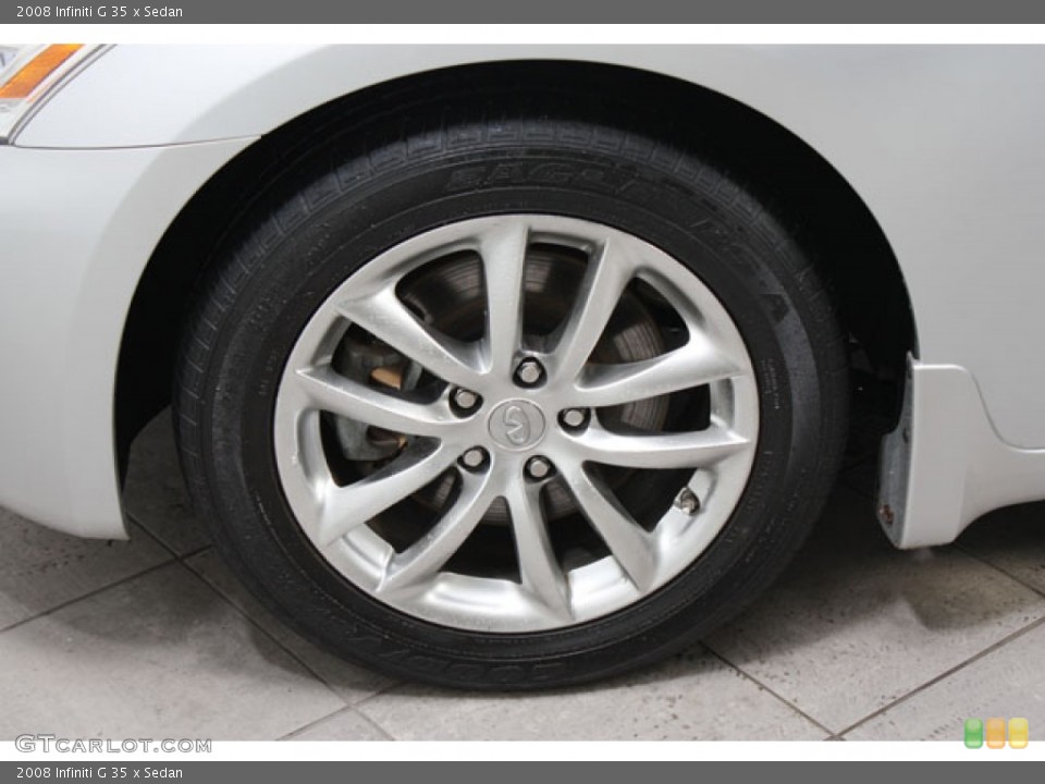 2008 Infiniti G 35 x Sedan Wheel and Tire Photo #59827229