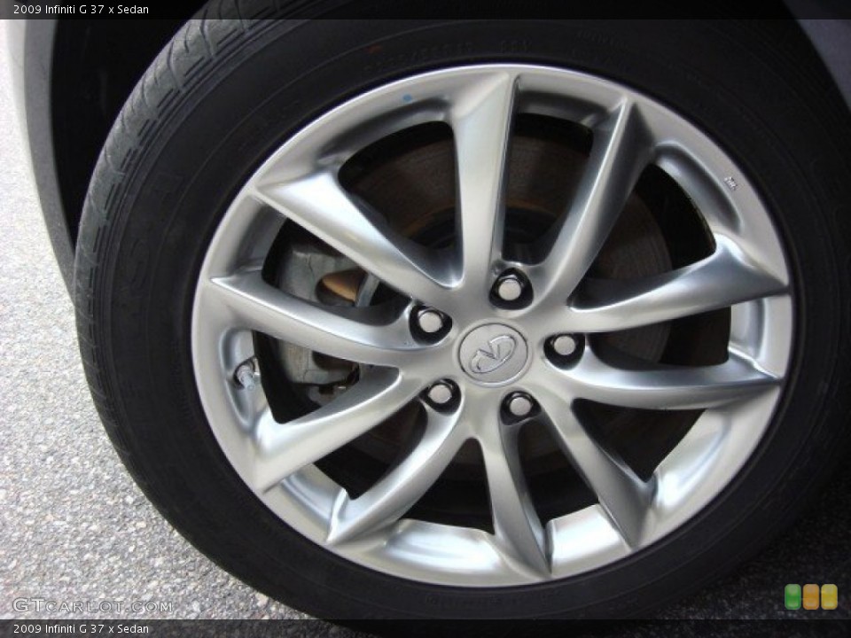 2009 Infiniti G 37 x Sedan Wheel and Tire Photo #59827310