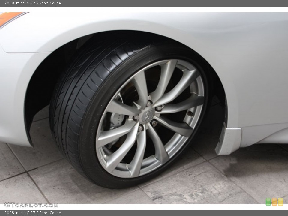 2008 Infiniti G 37 S Sport Coupe Wheel and Tire Photo #59827454