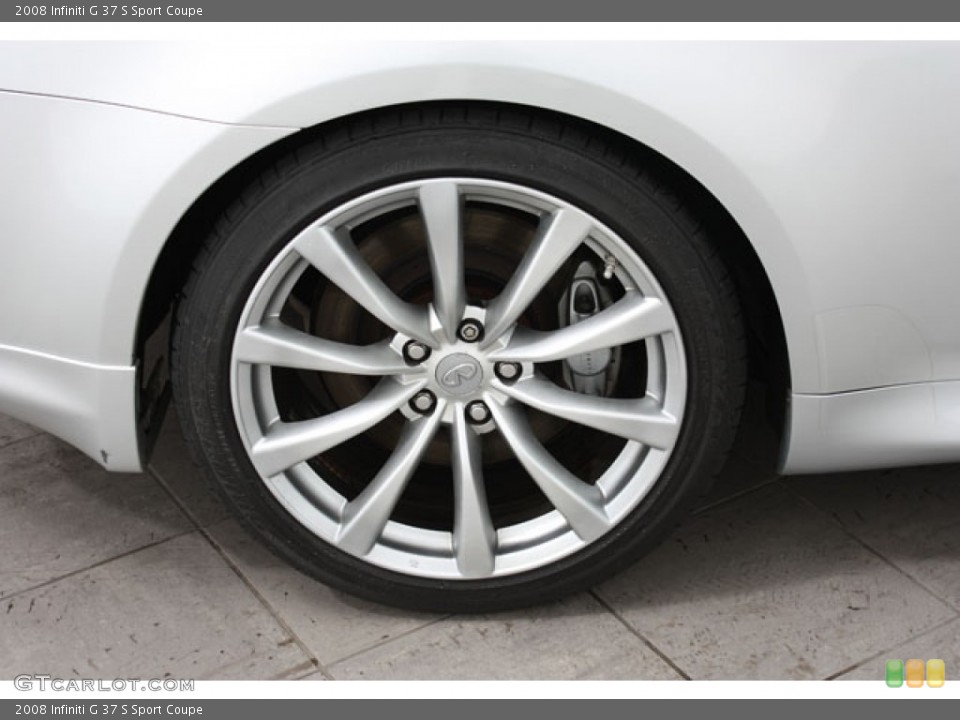 2008 Infiniti G 37 S Sport Coupe Wheel and Tire Photo #59827463