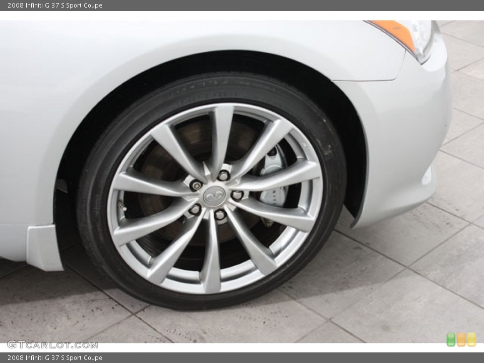 2008 Infiniti G 37 S Sport Coupe Wheel and Tire Photo #59827489