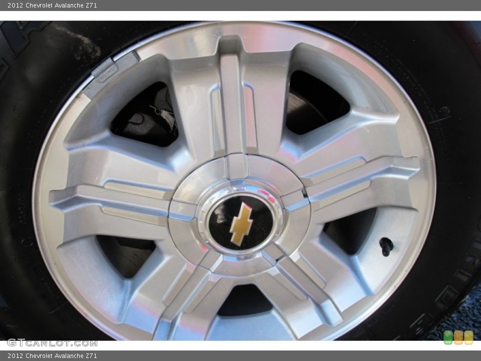 2012 Chevrolet Avalanche Z71 Wheel and Tire Photo #59832834