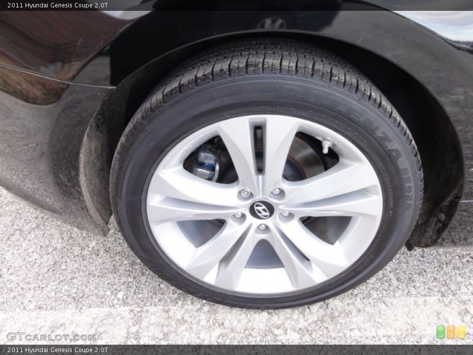 2011 Hyundai Genesis Coupe 2.0T Wheel and Tire Photo #59834532