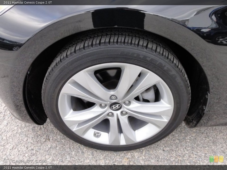 2011 Hyundai Genesis Coupe 2.0T Wheel and Tire Photo #59834592