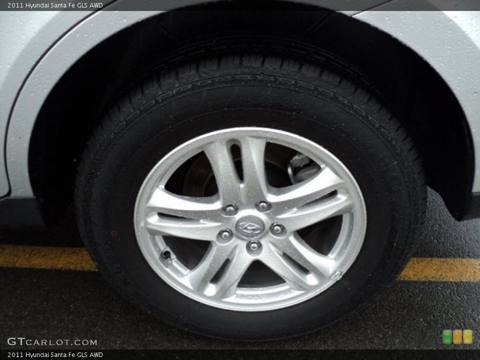 2011 Hyundai Santa Fe GLS AWD Wheel and Tire Photo #59838579