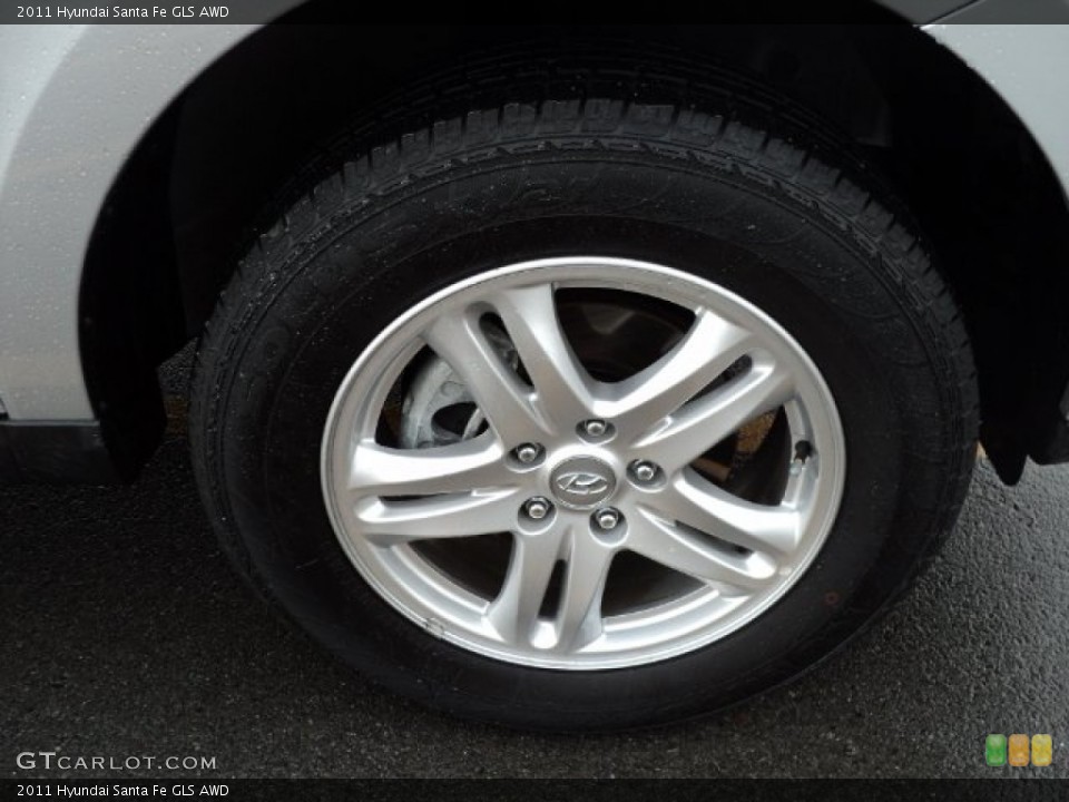 2011 Hyundai Santa Fe GLS AWD Wheel and Tire Photo #59838678