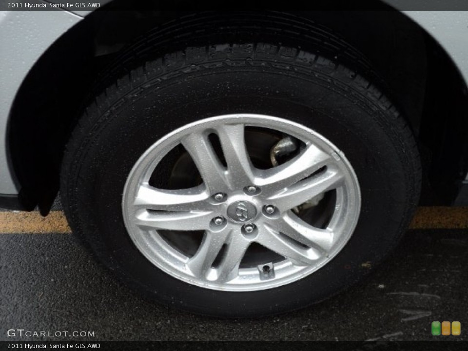 2011 Hyundai Santa Fe GLS AWD Wheel and Tire Photo #59838696