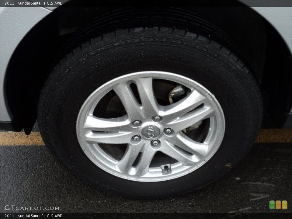 2011 Hyundai Santa Fe GLS AWD Wheel and Tire Photo #59838696