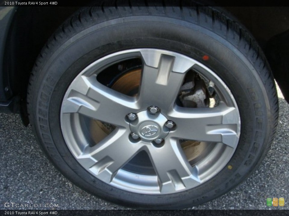 2010 Toyota RAV4 Sport 4WD Wheel and Tire Photo #59839677