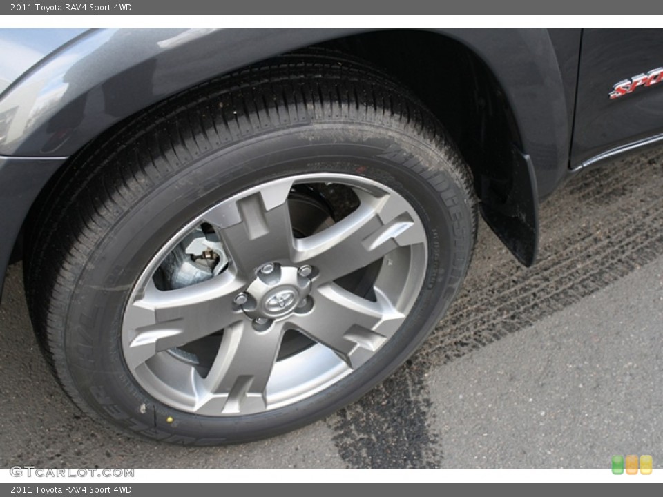 2011 Toyota RAV4 Sport 4WD Wheel and Tire Photo #59841525
