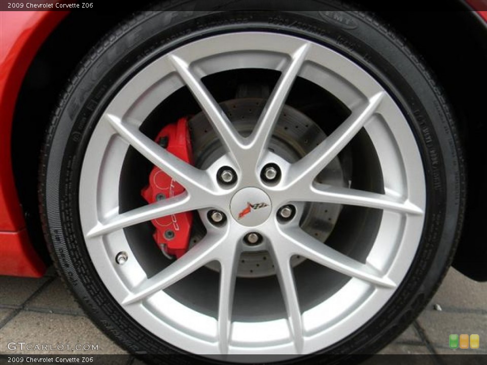 2009 Chevrolet Corvette Z06 Wheel and Tire Photo #59842212
