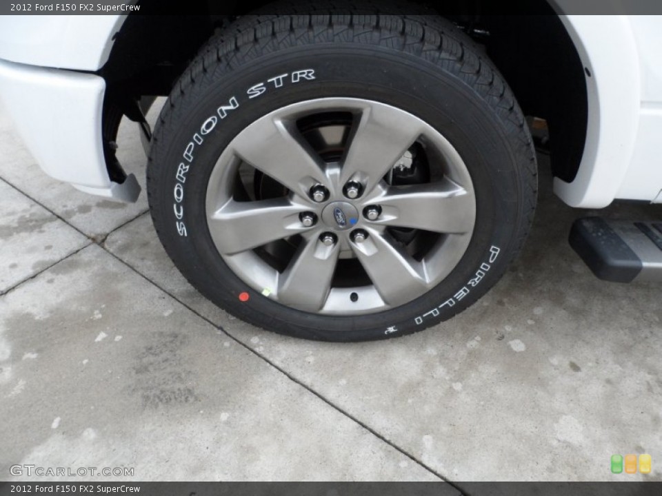 2012 Ford F150 FX2 SuperCrew Wheel and Tire Photo #59846802