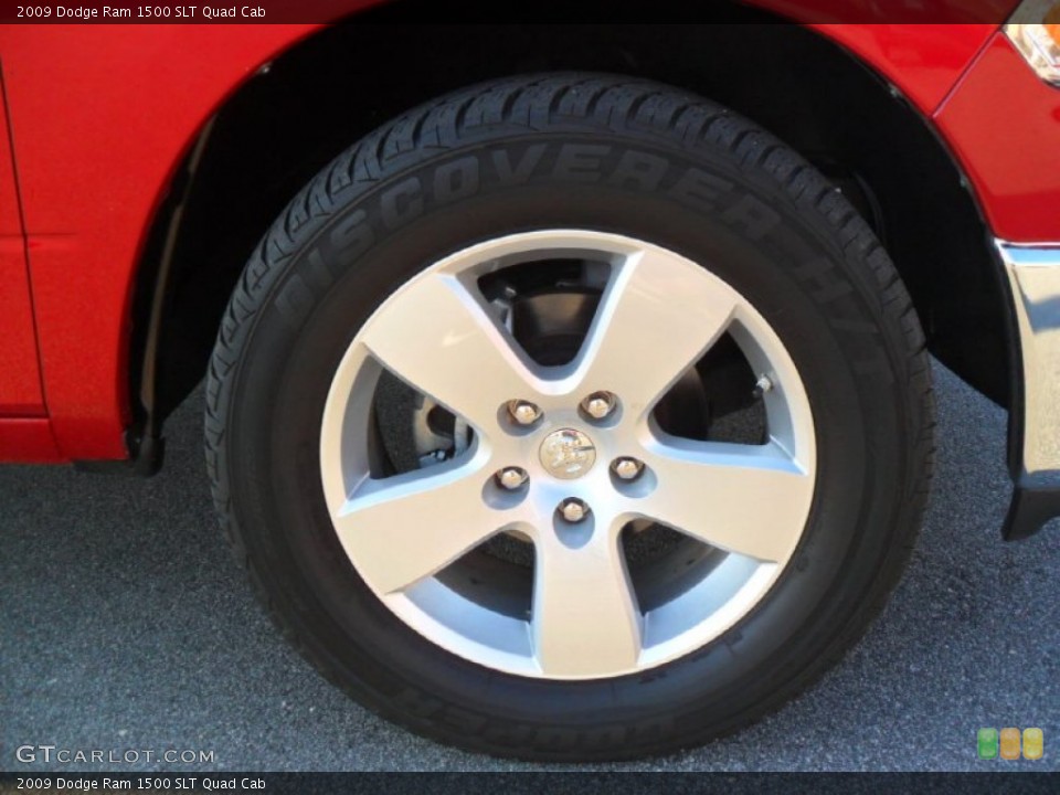 2009 Dodge Ram 1500 SLT Quad Cab Wheel and Tire Photo #59848192